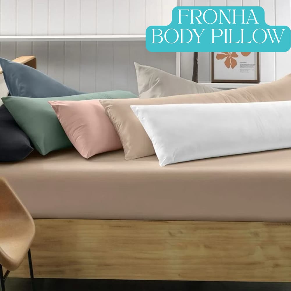 Fronha Travesseiro de Corpo Xuxão Body Pillow Altenburg Acetinado Macio 1,30m X 40cm