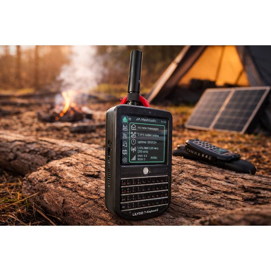 Case Protetora T-Deck LILYGO Meshtastic PLA | LoRa Comunicação Off-Grid Rádio Mesh