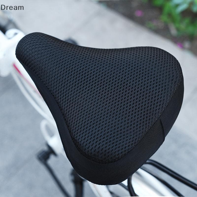 < Dream > Capa 3D Macia Para Assento De Bicicleta , Almofada De Silicone Ciclismo , Respirável E Confortável À Venda