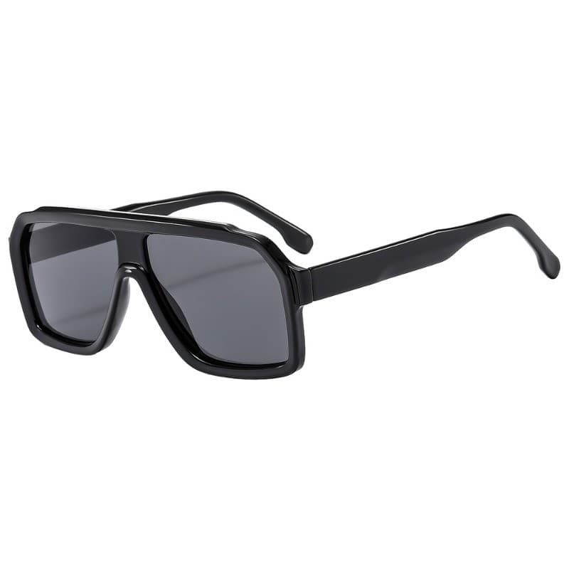 Óculos de Sol Quadrados Femininos com Armação de Duas Cores, Óculos de Sol Femininos, Óculos de Sol UV400, Óculos Mascul