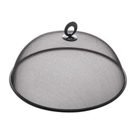 TELA PROTETORA P/ALIMENTOS DE METAL REVESTIDA C/PLASTICO PRETA 30x12cm (9004326)