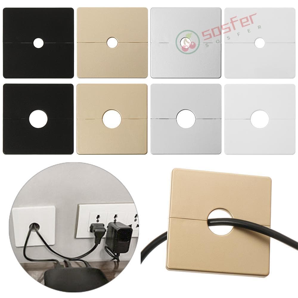 SOSFER Tampa De Furo Reservado Exterior Buraco Ornamento Hardware Painel De Encaixe Prático Capas De Fio De Parede