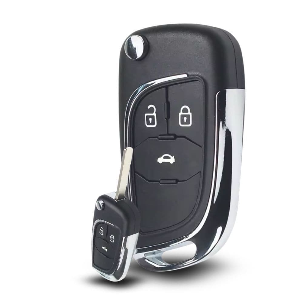 Chave Completa Canivete GM Onix Cobalt Spin Cruze - 3 Botões