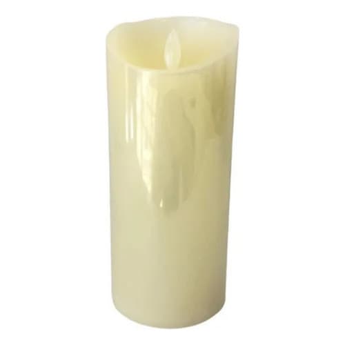 Vela em Parafina com Luz e Movimento Cabo USB Warm 18X7,5CM