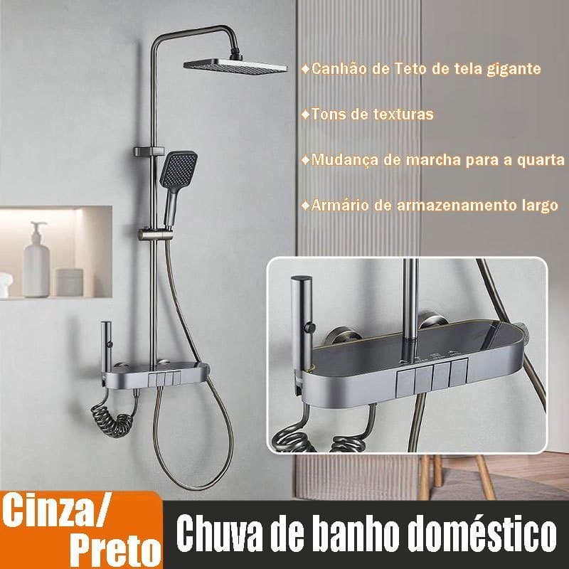 Chuveiro Elétrico 4 Temperaturas : Moderno , Elegante E Super Resistente | Para Seu Banho Perfeito