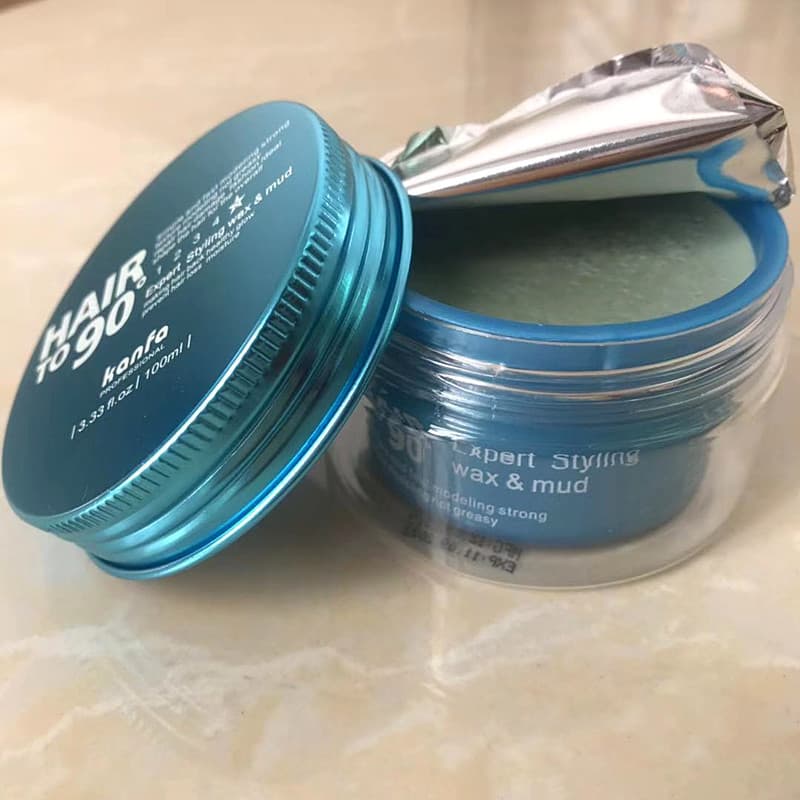 KANGFA KANGFA 90°Argila de estilo profissional 100ml argila de estilo de textura forte fosca não gordurosa