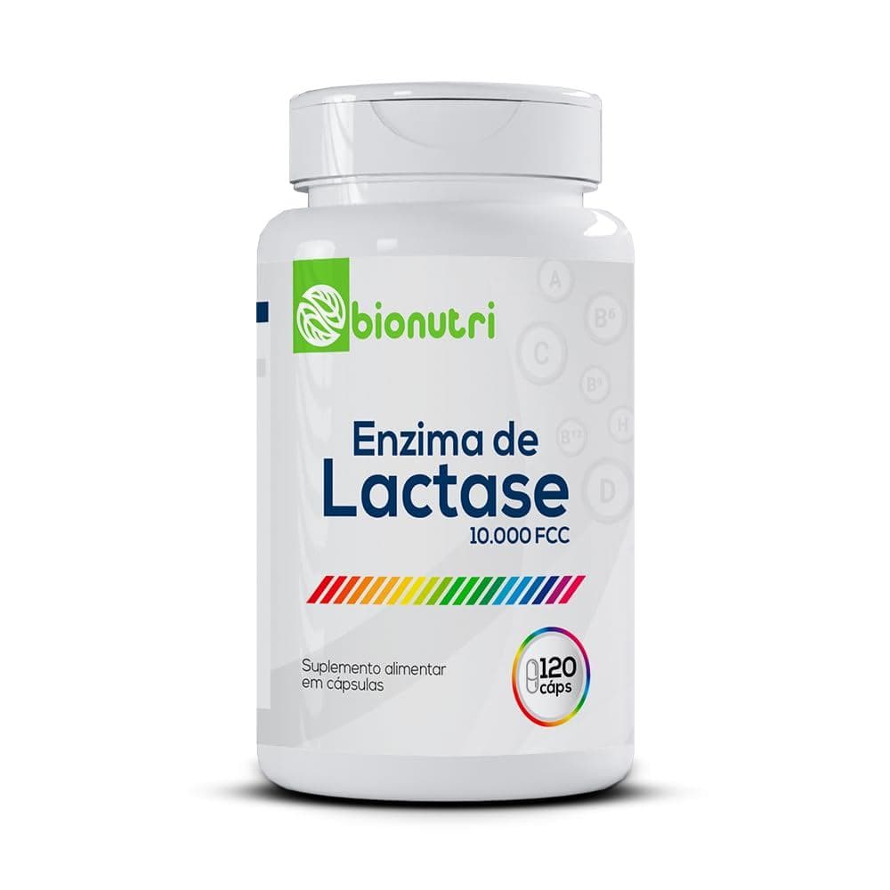 Enzima Lactase 10.000 FCC Bionutri – 120 Caps - Lactose