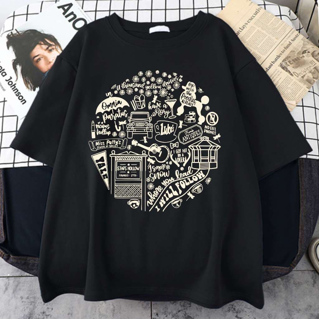 Camiseta Gilmore Girls Stars Hollow Founded 1779 Aesthetic Unissex