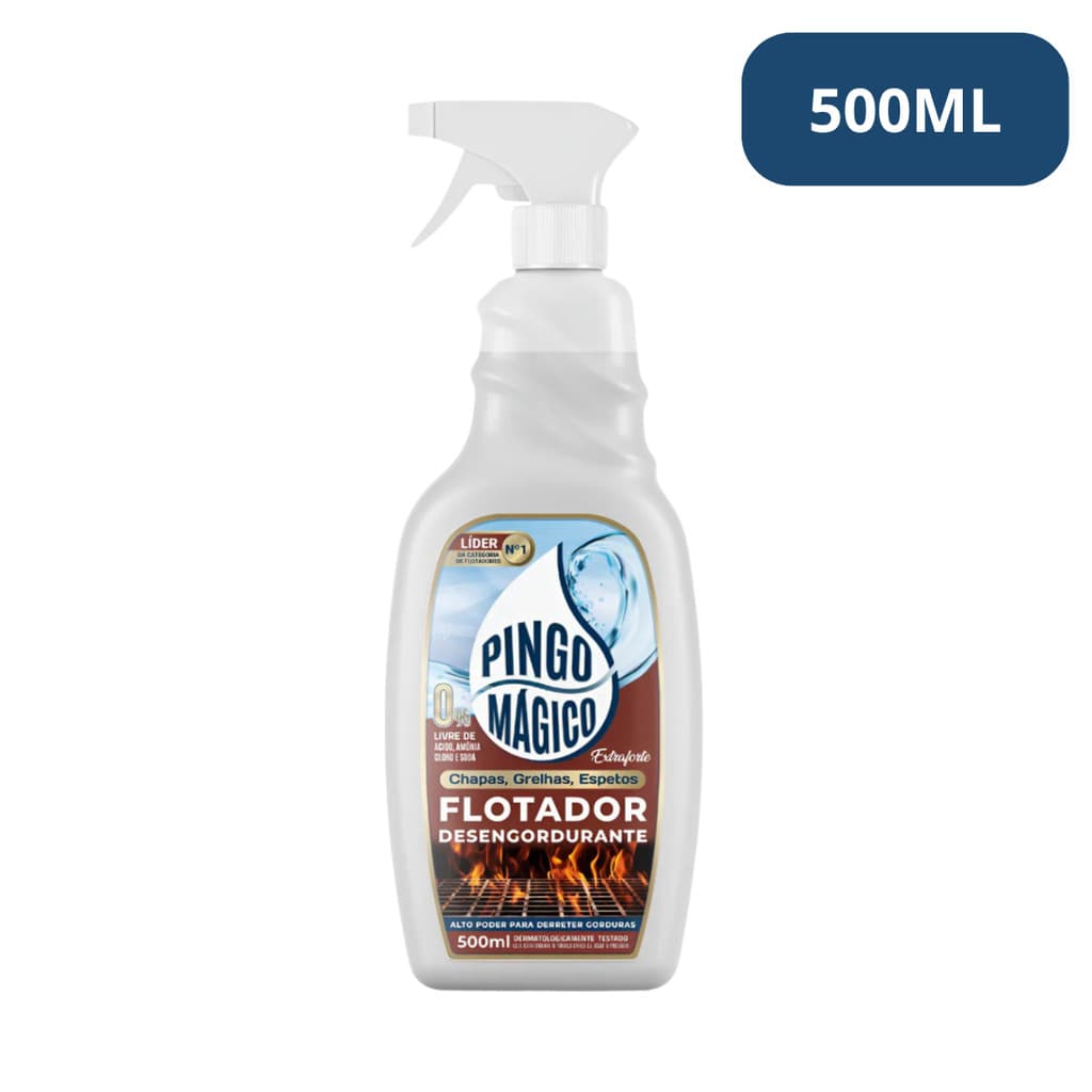 Pingo Magico Limpa Grelha 500ml Para Churrasqueira Aja Quimica