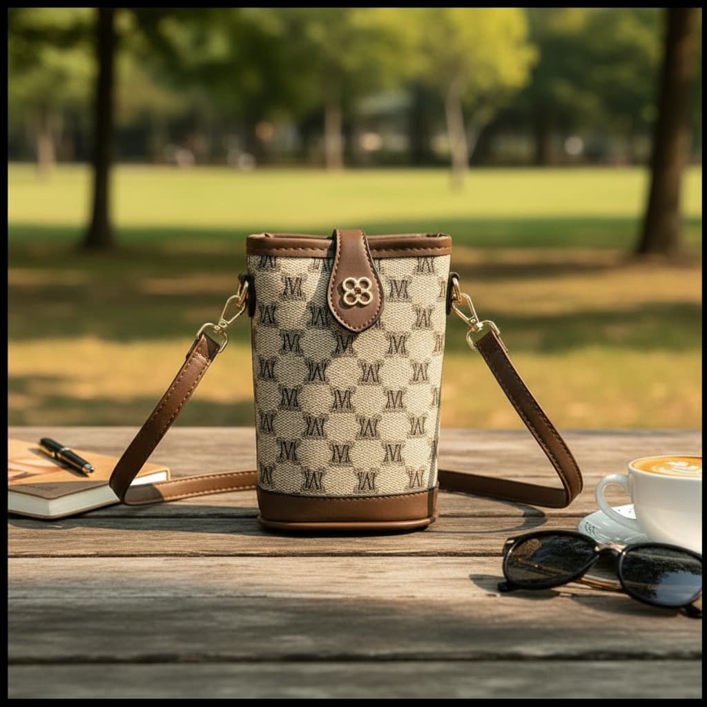 Bolsa Transversal Unissex Em Pvc Pu  K5