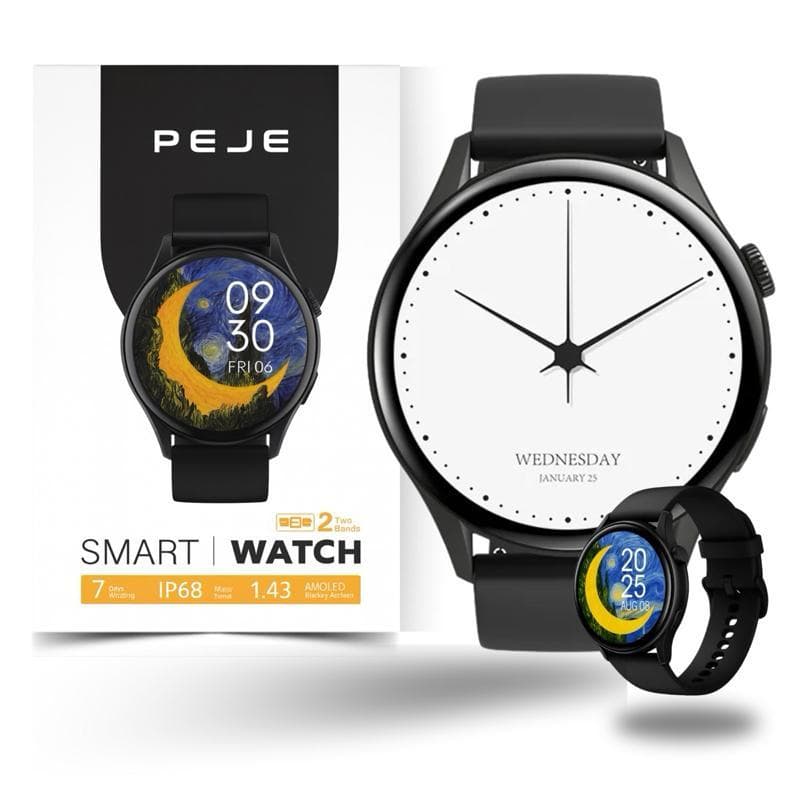 Smartwatch Zw10 Prova d água bateria durável e tela Amoled