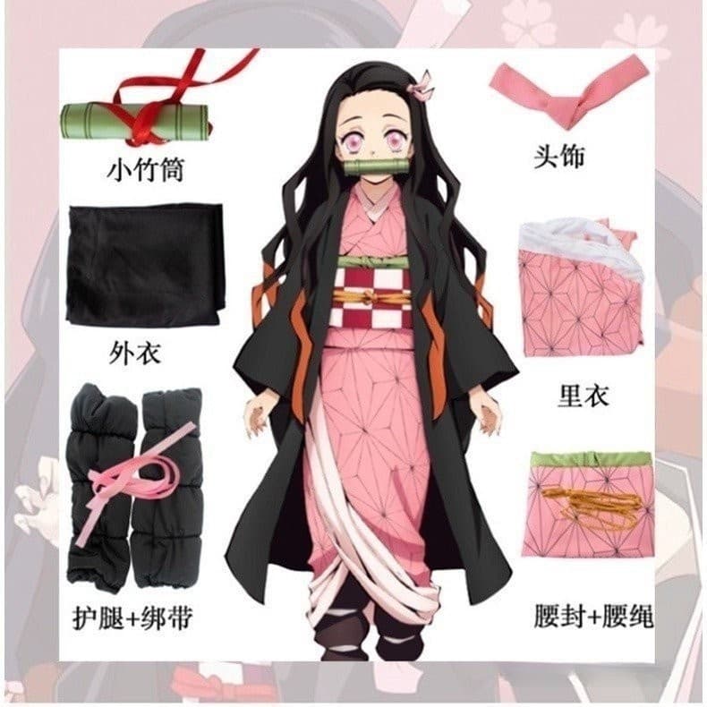 Demon Slayer lâmina Hahei Kujiko Cosplay traje adulto crianças japonês quimono meninas vestido uniforme KF7Q