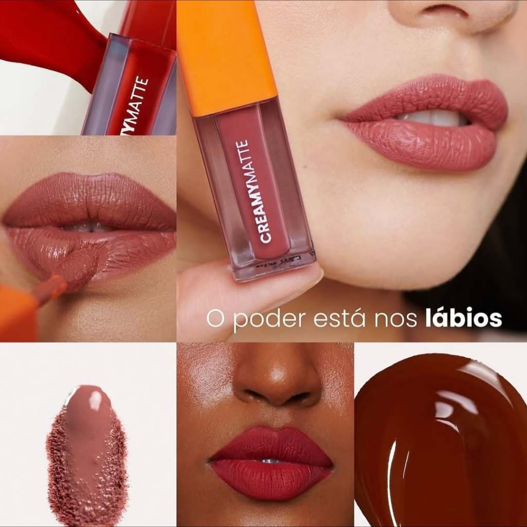 Batom Líquido Creamy Matte Alta Pigmentação Conforto Mari Maria Makeup