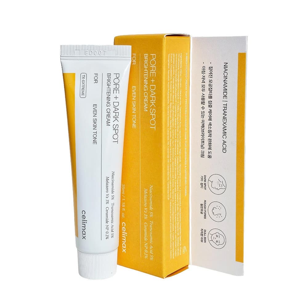 CELIMAX Pore + Dark Spot Brightening Cream 35 ml Produto Coreano Para Cuidados Com A Pele