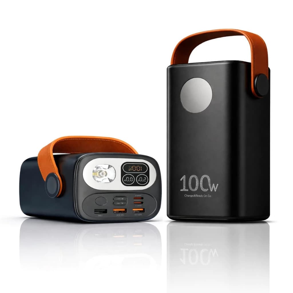 Carregador Portátil Power Bank Grande 60000mah Turbo 100W PD Rápido Para Mini Starlink Notebook Celulares-SOL TECHO