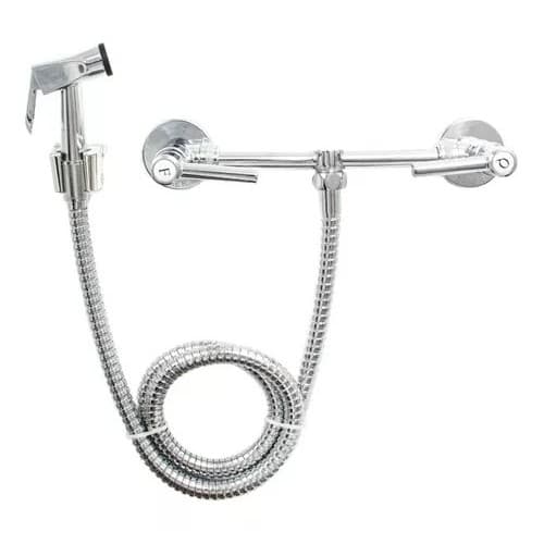 Misturador Externo Ducha Higiênica Água Quente E Fria Registro Banheiro