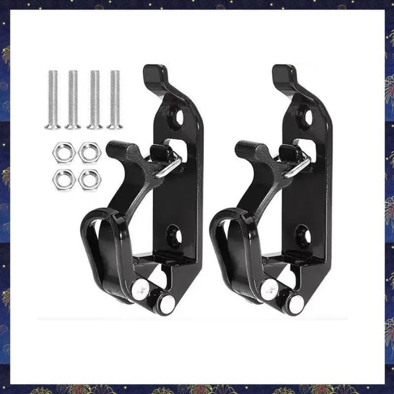 2 Peças De Montagem De Pá De Metal Para Rack De Teto , Kit De Suportes Braçadeira , Suporte Caminhão , Acessórios De Car