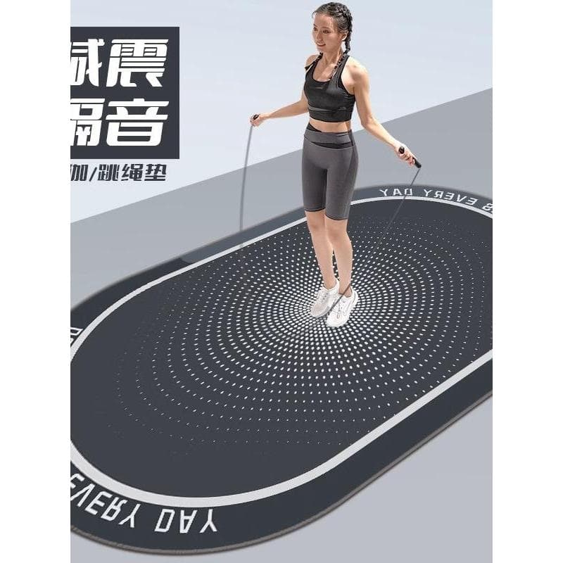 Tapete de Yoga 2025 novo estilo profissional antiderrapante pular corda absorção de choque mudo tapete de isolamento acú