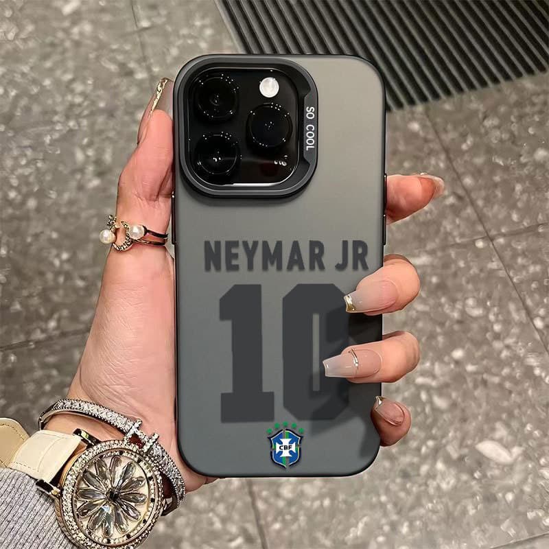 Capinha Para iphone 13 11 12 14 15 16 17 pro max 16E 17 AIR 7 8 plus XS XR XS MAX Neymar nº 10