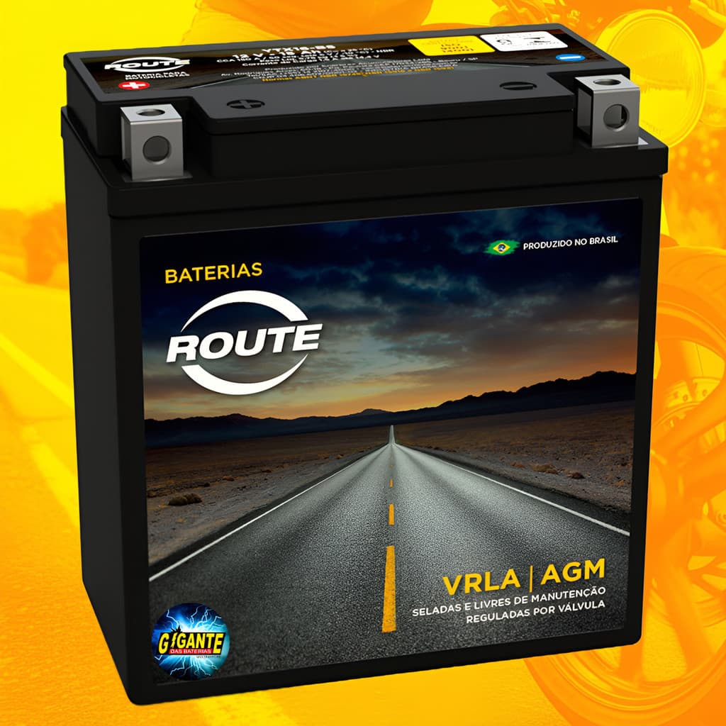 Bateria Moto Route 15ah Ytx16bs Cbx 750f Tiger 800 Cxc 15amp