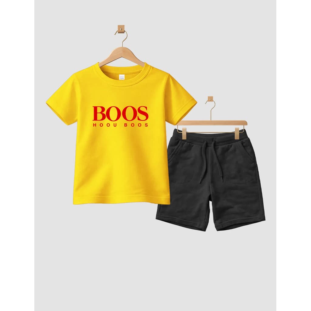 Camiseta Short Conjunto Algodão Infantil Casual Verão Conjunto De Bermuda Juvenil Conjunto De Bermuda Juvenil