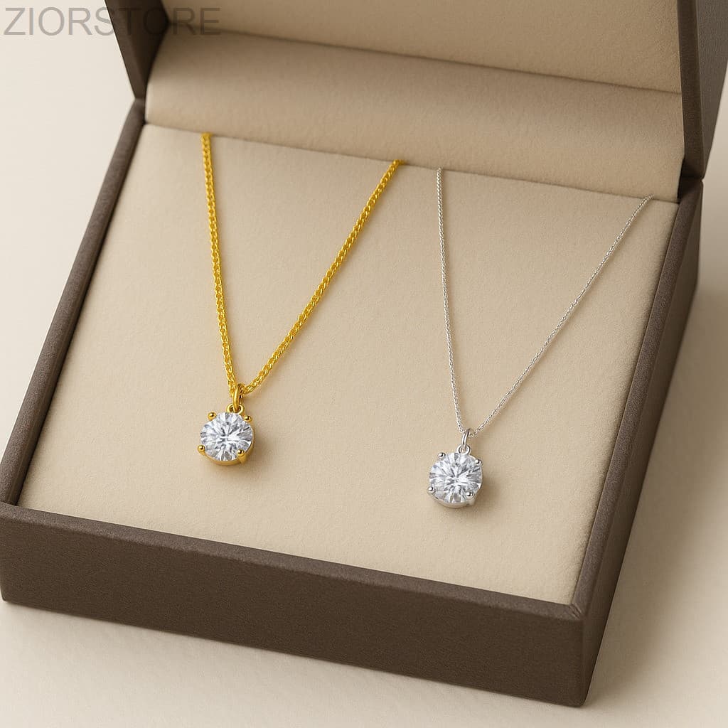 Colar Feminino com Ponto de Luz – Delicado e Sofisticado2ZXT