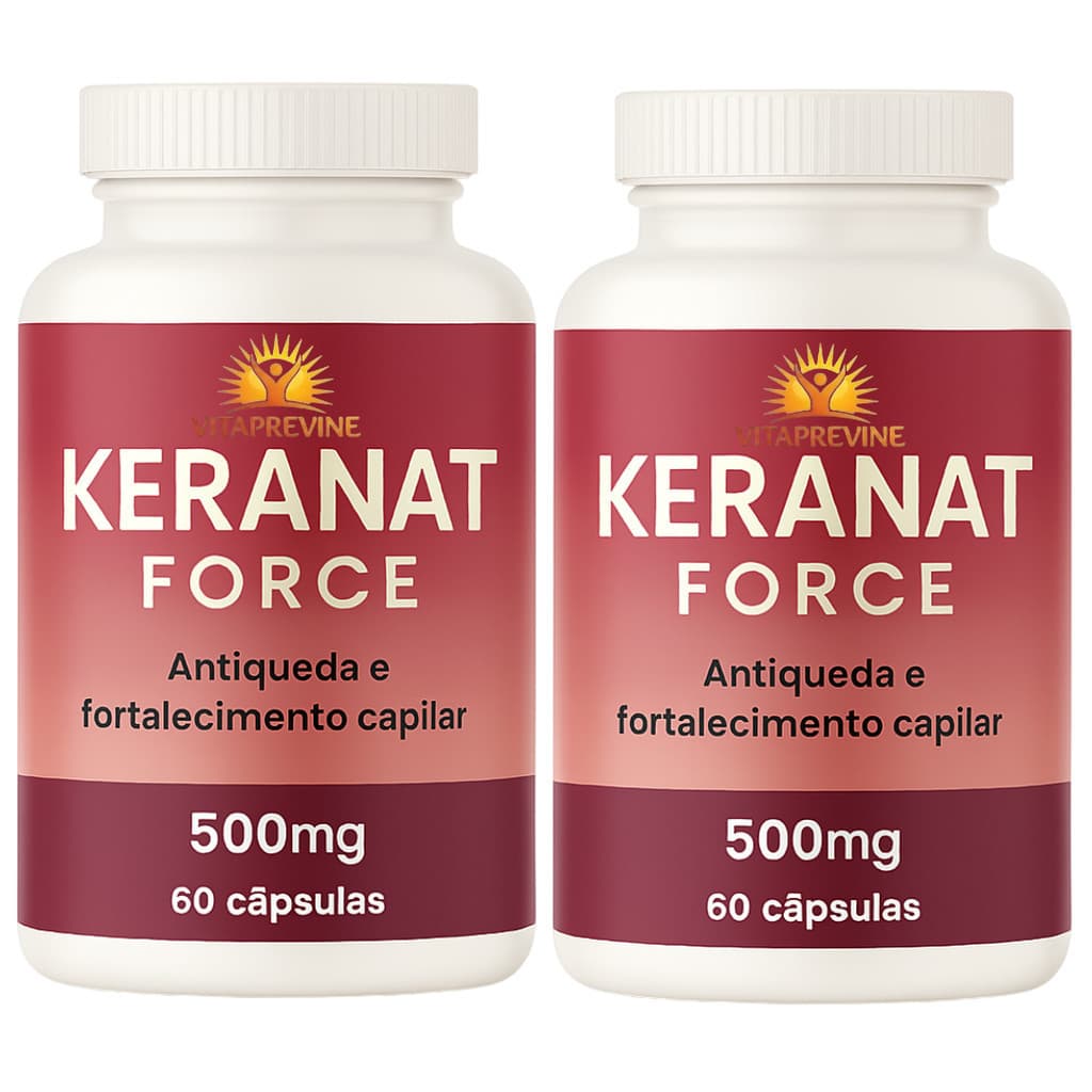 2x Keranat Force 60 cápsulas 500mg - Original | Envio Imediato