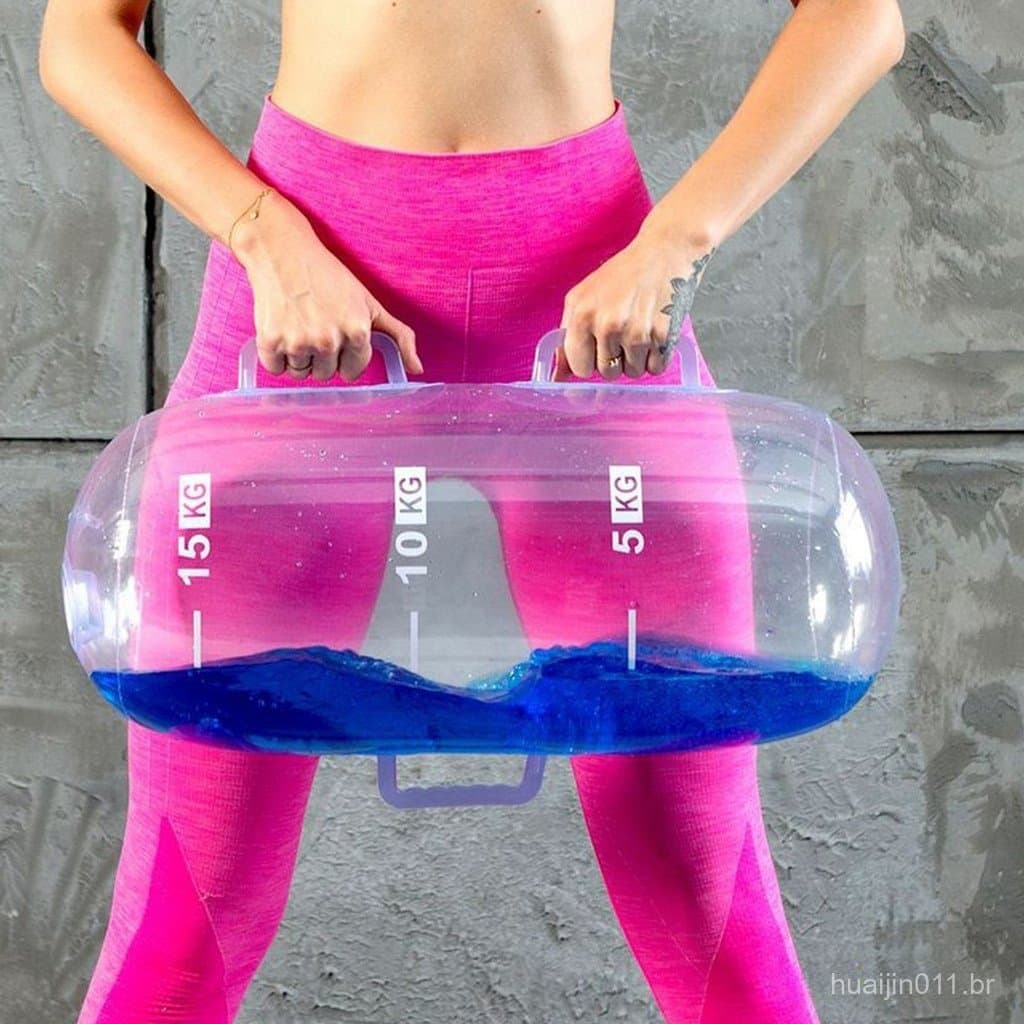 1 Pc Bolsa de Água Ajustável Exercício Peso de Água Portátil Treinamento de Força Academia em Casa Exercício Cardio