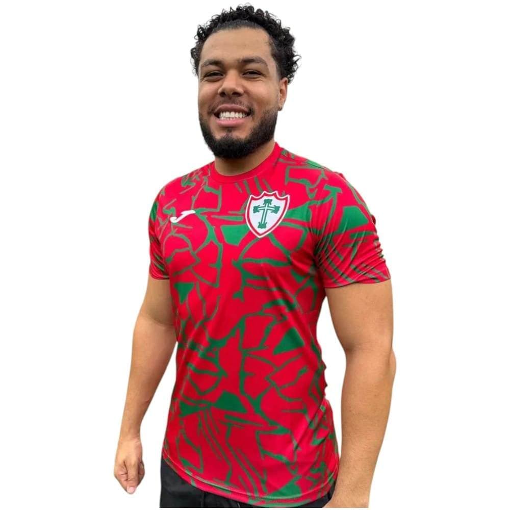 Camisa Portuguesa Joma Pré Jogo Vermelha