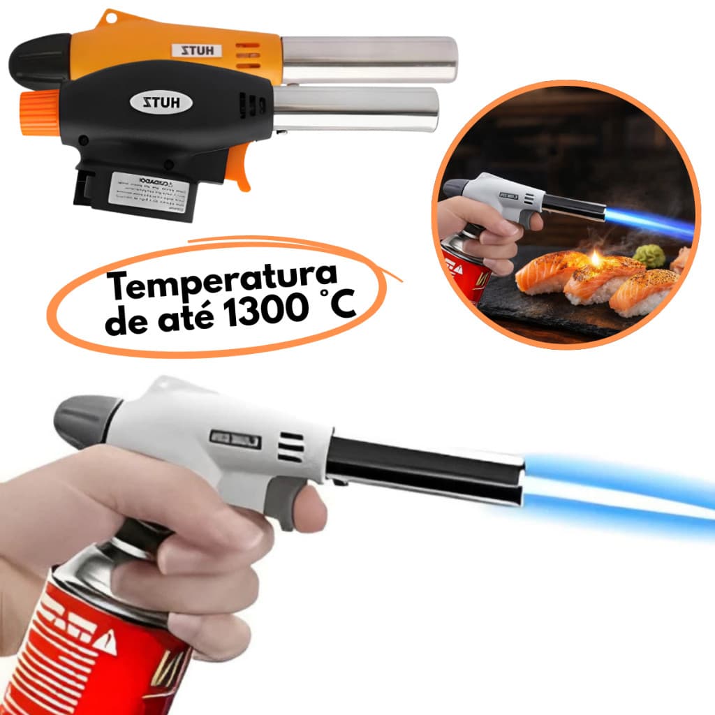 Maçarico Culinário Portátil Profissional