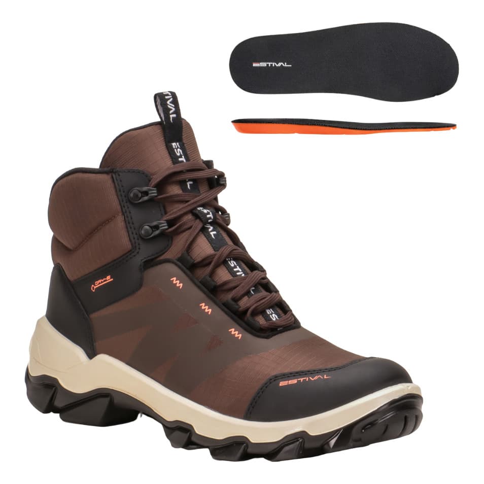 Bota De Segurança Hybrid Future Brown Estival Pvc Ca 47843