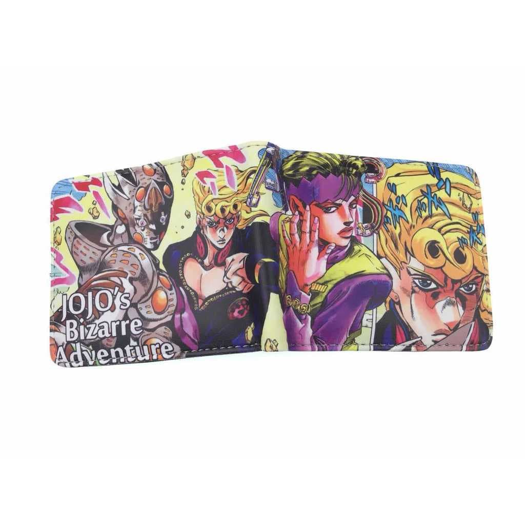 Carteira masculina JQDK Carteira masculina porta cartão JOJO's Bizarre Adventure carteira de presente de aniversário