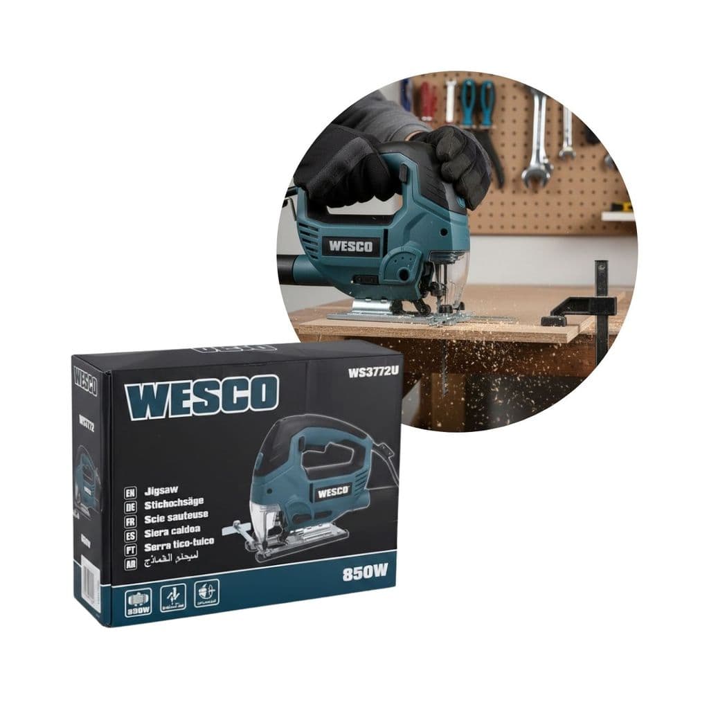 Serra Tico-Tico 850W com LED Profissional WS3772 Wesco