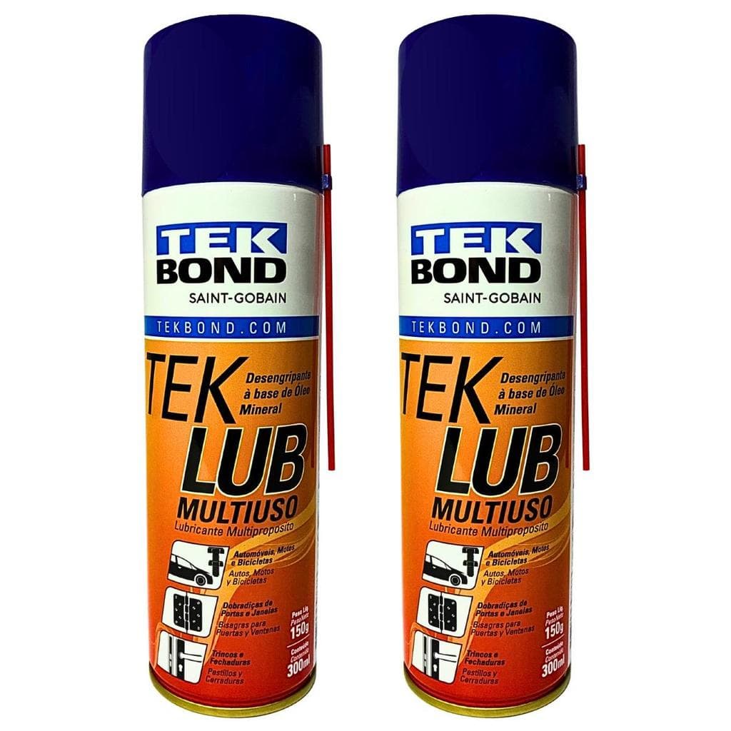 2 LUBRIFICANTES DESENGRIPANTE TEKLUB 300ML
