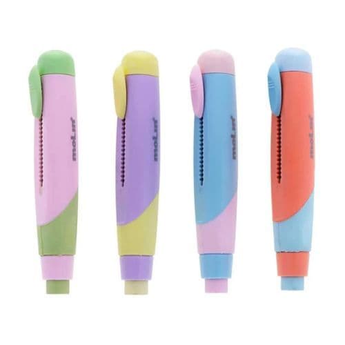 CANETA BORRACHA RETRÁTIL GRIP MOLIN