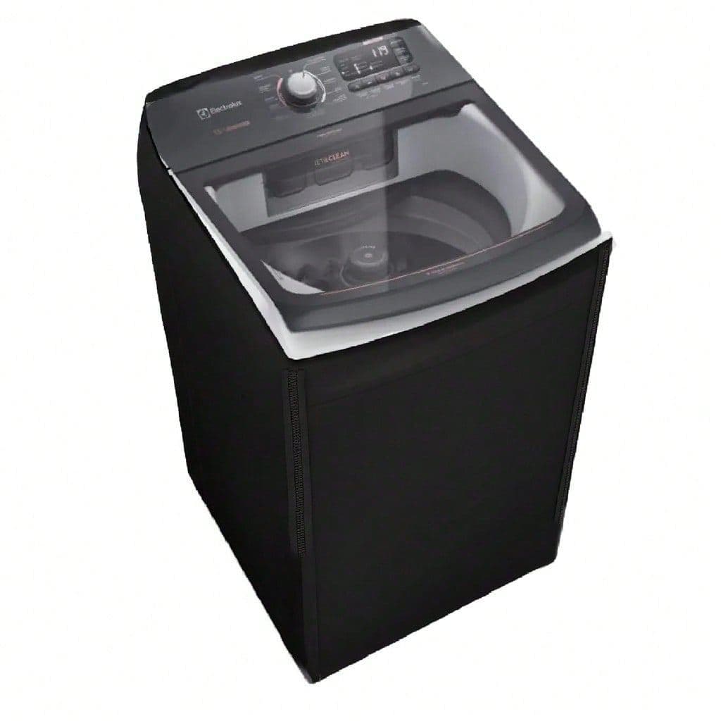 Capa Impermeavel Maquina de Lavar Roupas Eletrolux 11 12 13 15 16 17 18kg Com Abertura em Ziper