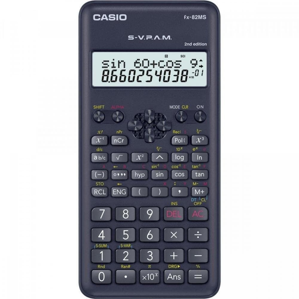CALCULADORA CIENTIFICA CASIO FX-82MS-2-S4-DH