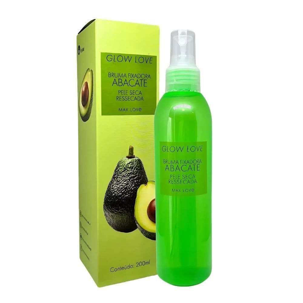 🥑 Bruma Fixadora Abacate Max Love – Make Duradoura e Pele Hidratada