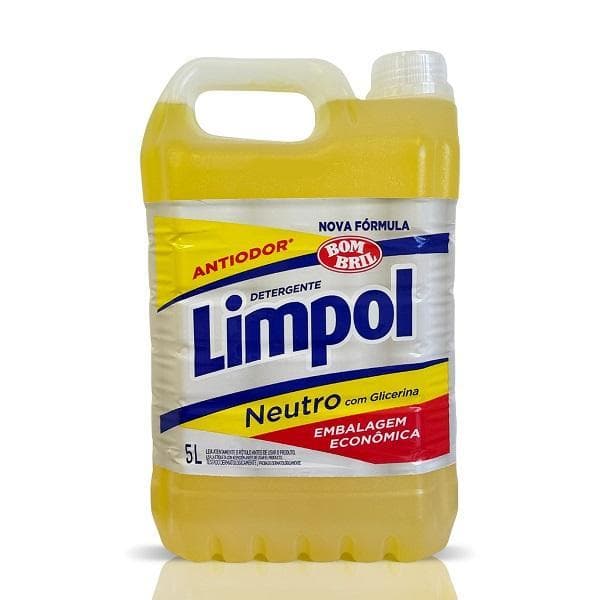 Detergente Líquido Limpol Neutro 5 Litros com Glicerina