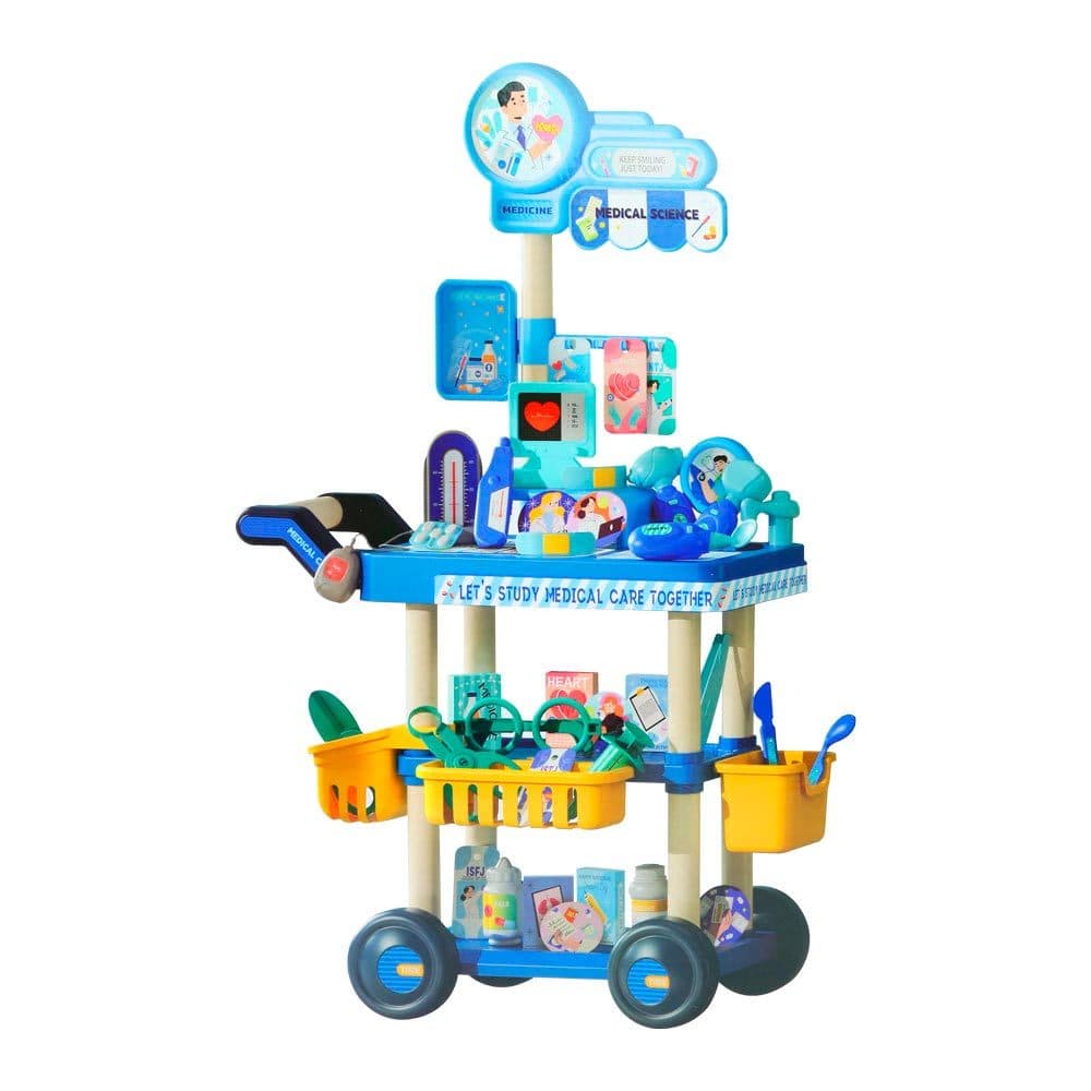 Brinquedo Carrinho Médico Com 65 Peças Domni