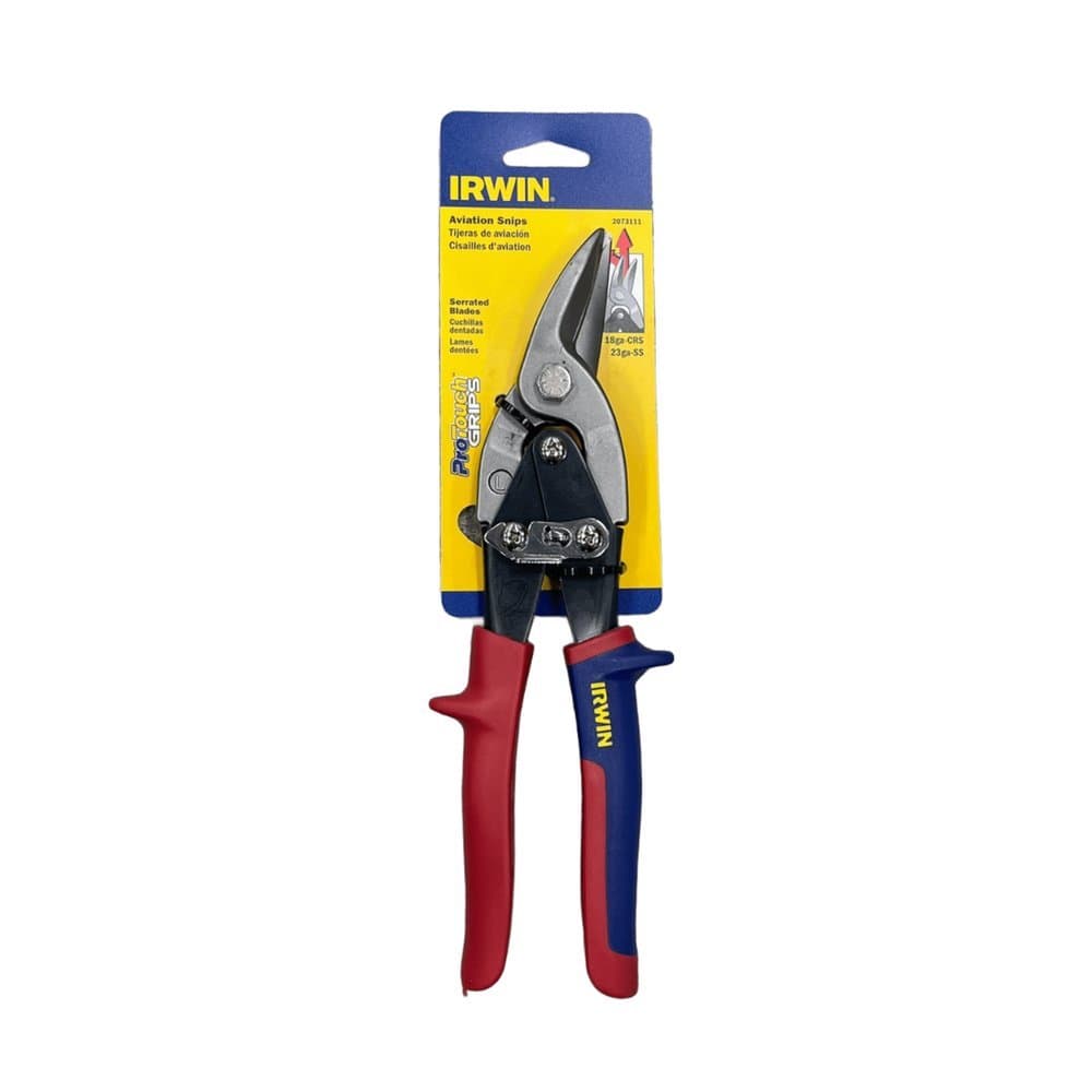 TESOURA IRWIN PARA CORTE DE CHAPAS TIPO AVIAÇÃO 10" CORTE ESQUERDO E RETO 250MM