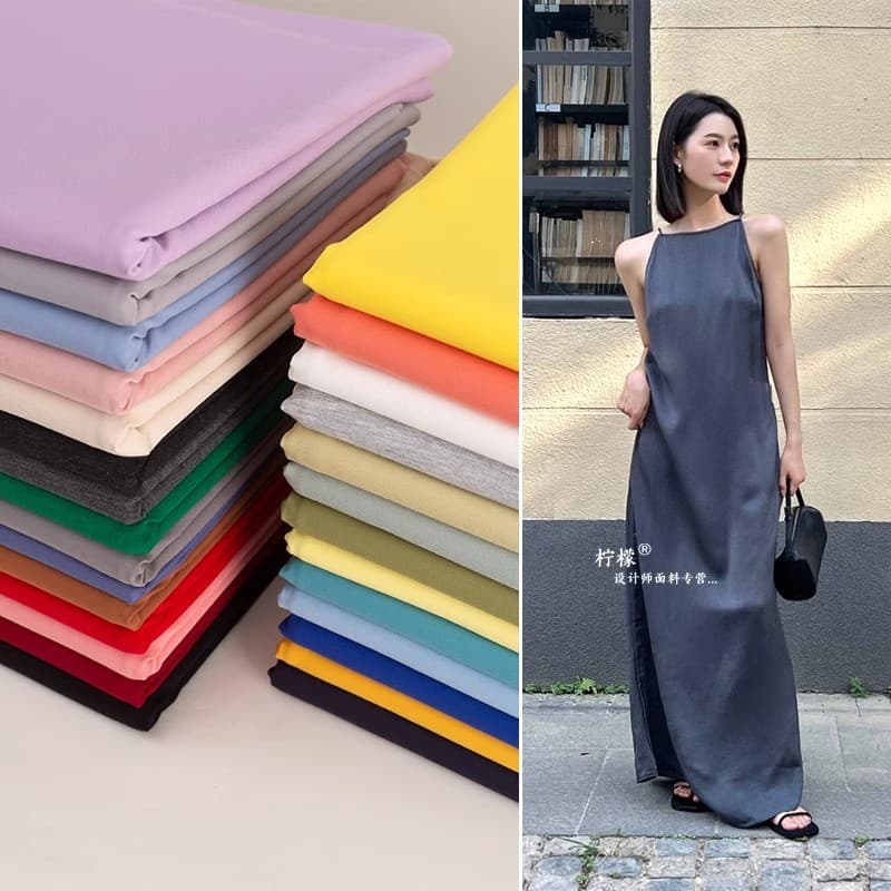 Tencel irmão tencel brocado tecido de algodão elastano quatro lados estiramento High-End vestido calças camiseta roupas