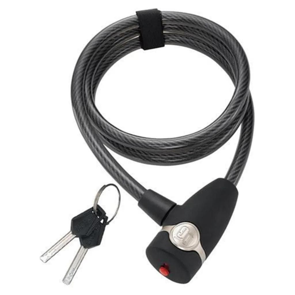 Cadeado Espiral Onguard OG 5804 Bicicleta Duas Chaves Forte Reforçado Anti Furto