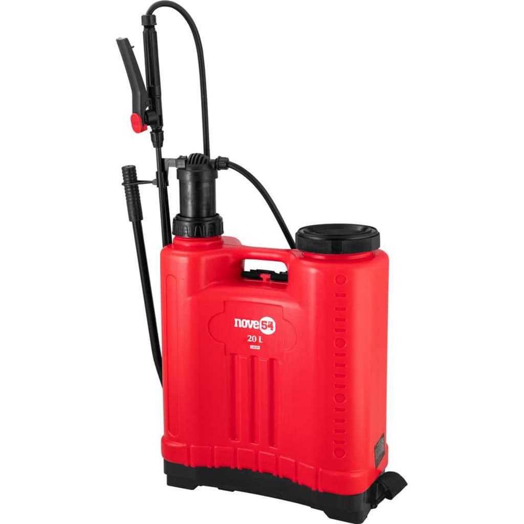 Pulverizador Costal 20L Manual Nove54 Agrícola Bomba Pulverização Jardinagem Profissional PCN020