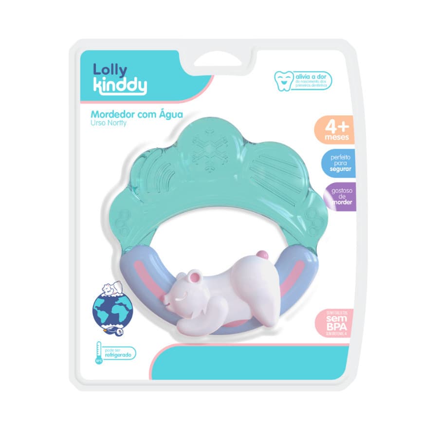 Mordedor Lolly Água Urso Nortty