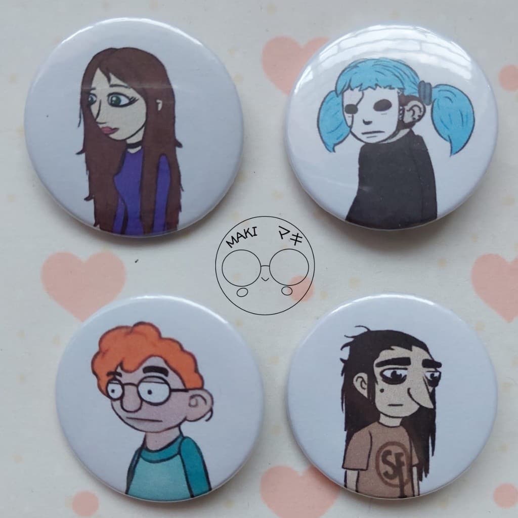 Kit Bottons Sally Face - Game / Jogo