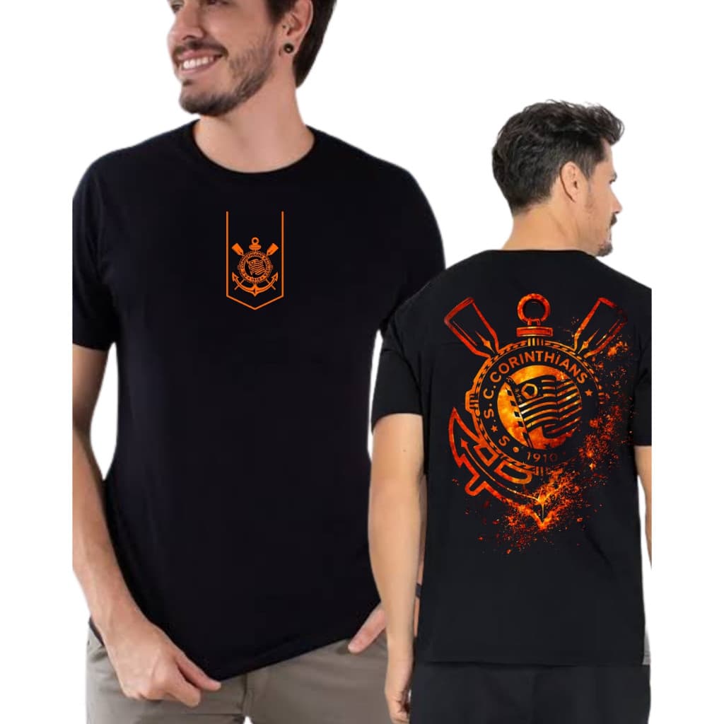 Camiseta CORINTHIANS FAIXA blusa timão camisa coringão masculina feminina Lançamento