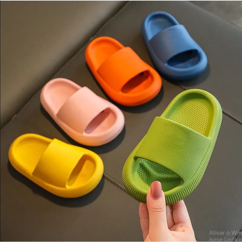 Chinelo Nuvem Liso Infantil e Adulto Masculino e Femenino 25 ao 40