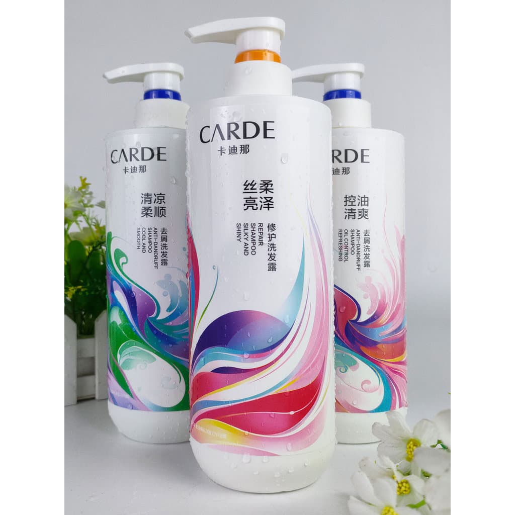 Cardina Shampoo Danzi Mint Refrescante Cool Shampoo Controle de Óleo Anticaspa Homens Mulheres Usam Fragrância de Longa