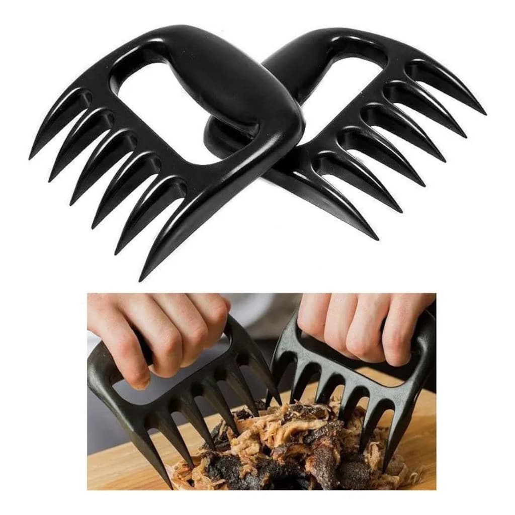 Desfiadores Garra De Urso Para Churrasco Garfo 2 Peças
